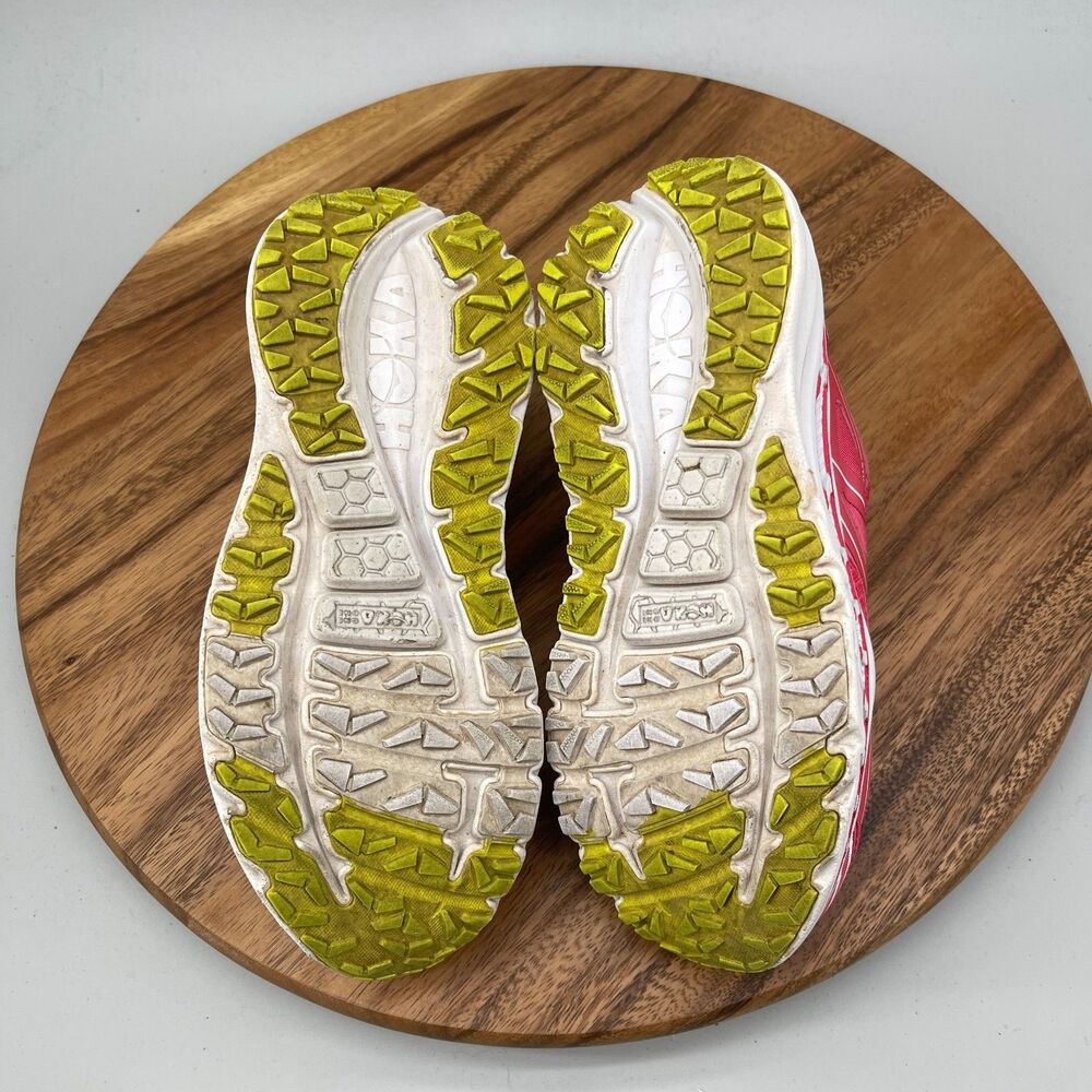 Hoka One One Stinson 3 ATR Shoes Womens Size 6.5 Pink Trail Running Hiking - Picture 7 of 9